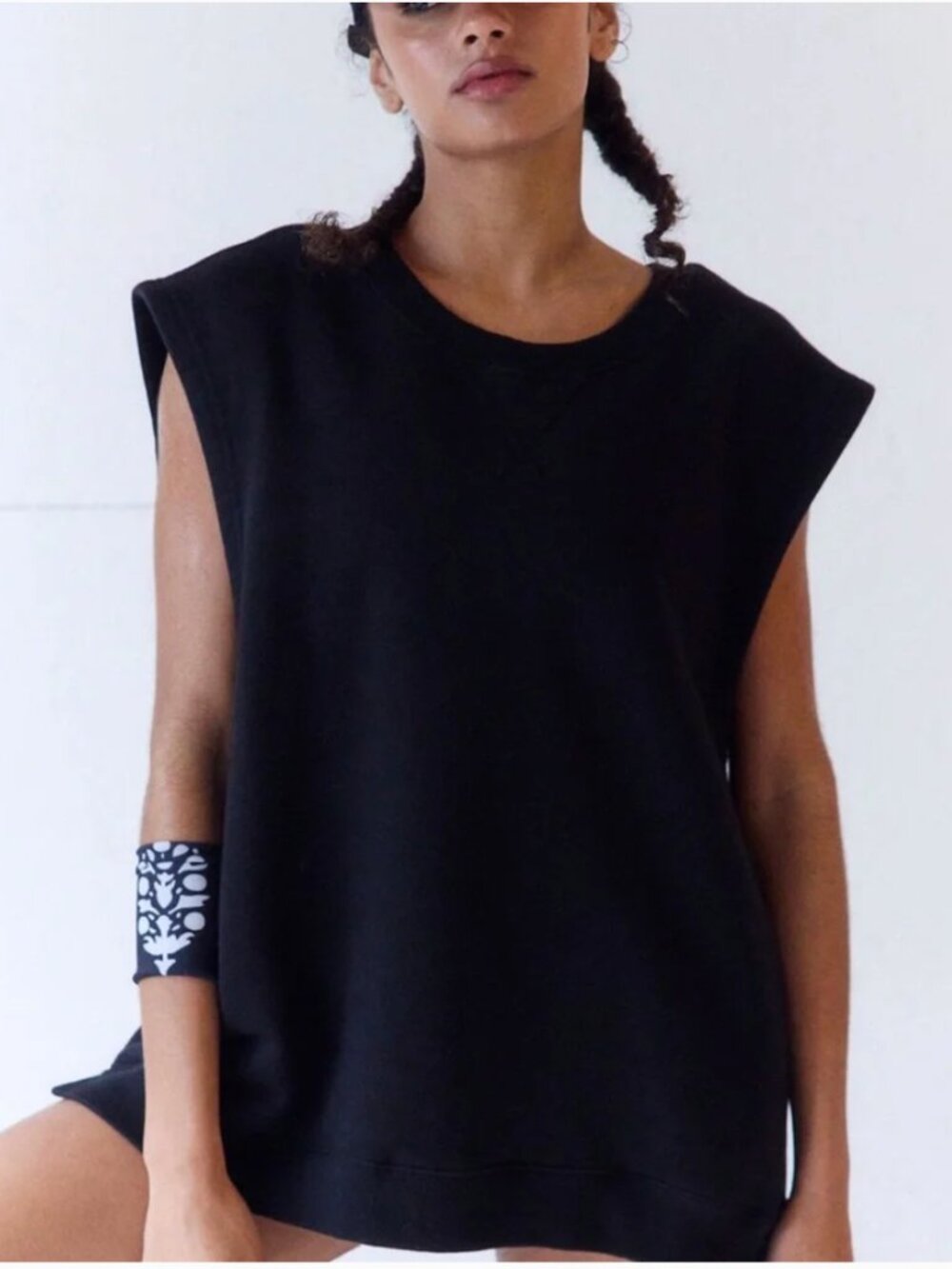 NWT - Free People Movement - A Cut Above Tank - Black, Size Large
